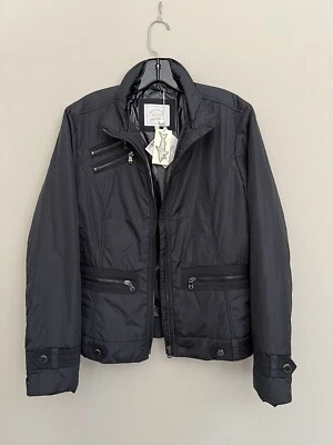 PAUL & SHARK YACHTING Mujer Negro Cortavientos Con Capucha Ligero Chaqueta Abrigo M Foto 1 de 4