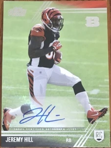 2014 Topps Prime Autographs Jeremy Hill #114R Cincinnati Bengals - Picture 1 of 2
