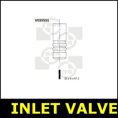 Válvula de entrada compatible con Ford ESCORT Opt1/2 VII 1.8 RVA TODO 155530V Foto 1 de 3