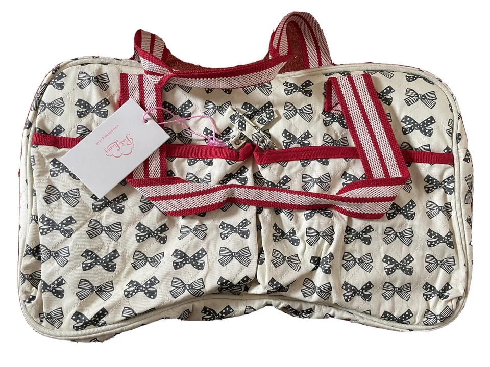 Pink Lining Changing Bag Washable Tote Grey With Mat, Bottle Holder And Mat - image 1 of 1