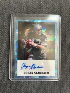 2024 Leaf Metal ROGER STAUBACH / NOLAN RYAN 4/10 Dual Auto Autograph - Picture 1 of 3