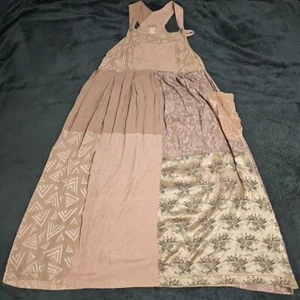 Citron Santa Monica Bohemian Gypsy Shabby Chic Earth Tone Maxi Dress SZ 2 - Picture 1 of 13