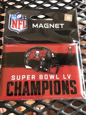 超级碗 LV 55 冠军坦帕湾海盗队 NFL 足球冰箱磁铁 — 第 1/3 张图片