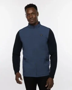 NWT Travis Mathew TOP OF THE LINE golf vest MED navy blue travismathew BRAND NEW - Picture 1 of 4