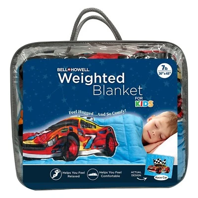 Bell + Howell Niños Unicornio y Manta con Peso para Coche ¡Para Dormir más tranquilo y profundo! NUEVO Foto 1 de 4