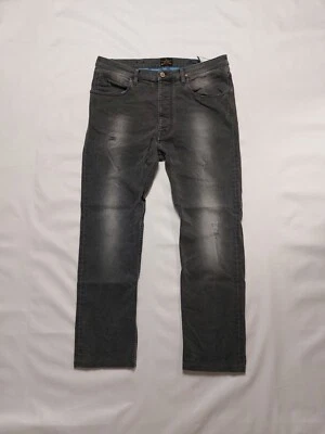 Vivienne Westwood Anglomania Hombre Gris Desteñido Vaqueros Foto 1 de 4