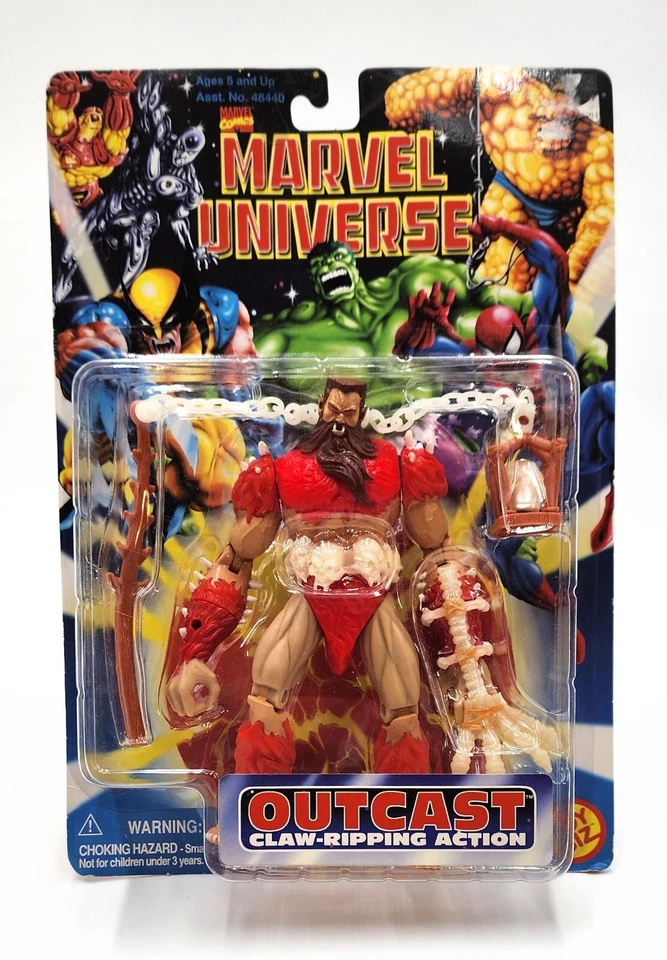 Marvel Universe Outcast Claw Ripping Action Figure 1996 Toy Biz