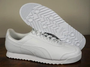 Puma Roma Basic 353572 21 Classic White Casual Men's Shoes Sneakers Size 11.5 - Picture 1 of 5