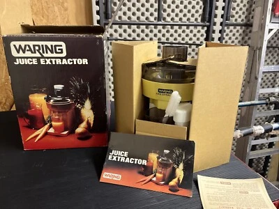 Waring Juice Extractor Vegetable Fruit Juicer USA JE503-3 Harvest, Vintage, New - Image 1 of 4