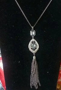 Diamante  long   necklace - Picture 1 of 2