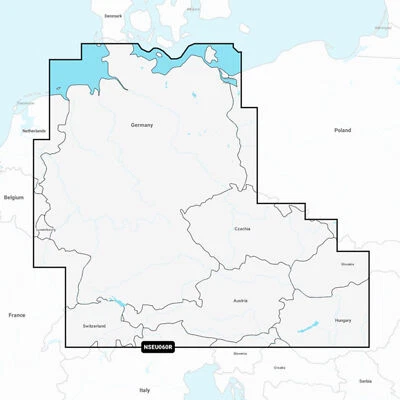 ✅ Navionics+ Plus Seekarte SD/MS NAEU060R Deutschland Schweiz Österreich ✅ - Bild 1 von 2