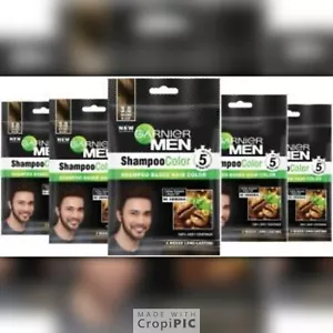 Champú color para tinte para cabello Garnier para hombre en 5 minutos - Imagen 1 de 2