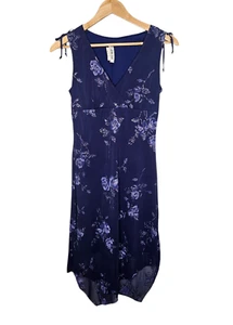 Byer Too Y2K Dress Small WhimsyGoth Fairy Purple Sparkle Floral Asymmetric Hem - Picture 1 of 8