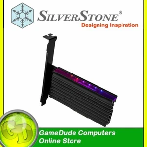 SilverStone ECM24-ARGB M.2 NVMe to PCIe x4 - ARGB 5volt - SST-ECM24-ARGB - [F33] - Picture 1 of 5