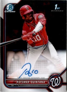 2022 Bowman #CPA-RQ Roismar Quintana Chrome Auto - Picture 1 of 2