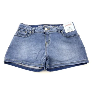 Cat & Jack Girls Size L 10/12 Plus Shorts Ultimate Stretch Medium Blue - Picture 1 of 9