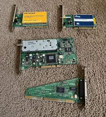 PCI/ISA Adapters Airlink AWLH4130 Wireless Netgear WG311 TechniSat BBTI SYM20402 - Image 1 of 4