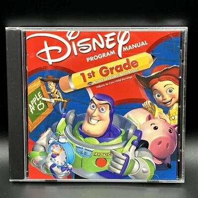 Disney Pixar Buzz Lightyear 1st Grade Program Manual (PC Windows/Mac, CD-ROM) - Image 1 of 4