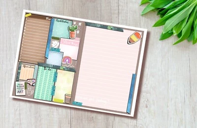 Handmade, A4, Positivity Noticeboard, Chart, reusable, Laminated, wipe clean,  - Image 1 of 4