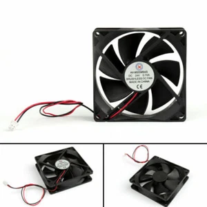 4Pcs DC Brushless Cooling PC Computer Fan 24V 9025s 90x90x25mm 0.15A 2 Pin Wire` - Afbeelding 1 van 7