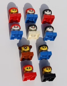Lego Duplo - Figuren / Puppen - alte Form flach / Retro - gebraucht (SP 41) - Bild 1 von 3