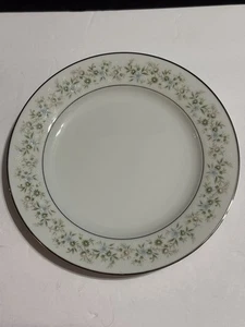 Plato de cena individual vintage Noritake Savannah 2031 platino de 10,5 pulgadas Japón - Imagen 1 de 3