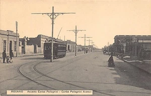 Argentina - ROSARIO - Avenida Carlos Pellegrini - Tranvia - Ed. E.E. 371 - Imagen 1 de 2