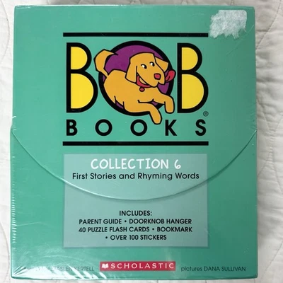 Bob Books Collection Set 6 First Stories & Rhyming Words Homeschool New Sealed - Image 1 of 4