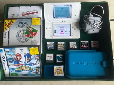 Nintendo Ds Lite With X9 Games X1 charger & accessories  - image 1 of 4