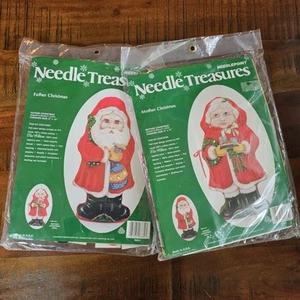 Needle Treasures - Mr. & Mrs. Claus Kissen Puppen - #06829 & #06830 - Bild 1 von 6