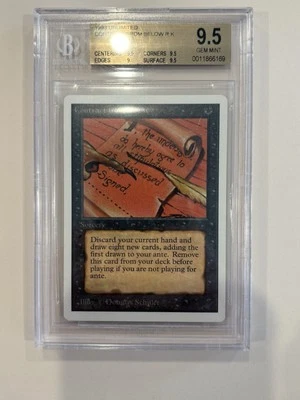 Mtg Unlimited Contract from Below - BGS 9.5 Gem Mint - 1993 - Image 1 of 2