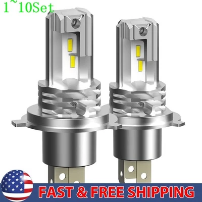 Super Bright H4 LED 9003 Headlight Bulb High Low Beam White 40000LM 1-10Set - Image 1 of 4