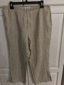 (19) NWT Womens Dana Buchman white ankle Pants size 10 - Picture 1 of 10