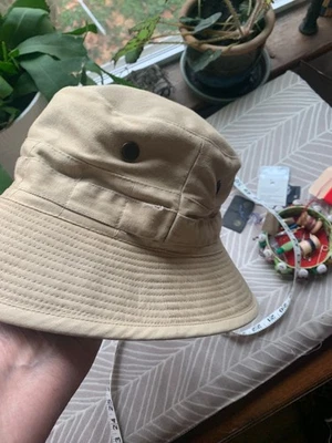 Banana Republic Safari Bush Boonie Hat Size XL Tan Outdoor Made In France Vtg - Image 1 of 4