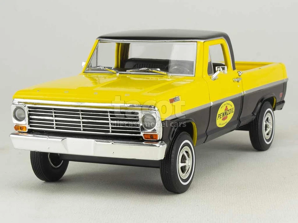 GREENLIGHT - Camion FORD F-100 1969 PENNZOIL - 1/24 - GREEN85082