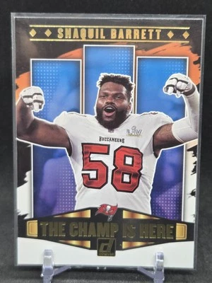 Shaquil Barrett #CIH-20 2021 Donruss Tampa Bay Buccaneers The Champ Is Here - Image 1 of 2