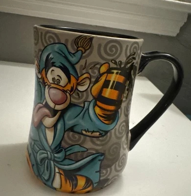 Disney Parks Тигр Винни-Пух «Проводной на другой день!» Кофейная чайная кружка 16 унций - Изображение 1 из 4