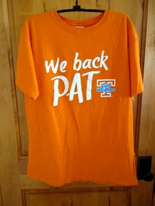 WE BACK PAT SUMMITT T-SHIRT M ORANGE LADY VOLUNTEERS SSLV CREW NECK ANVIL COTTON - Bild 1 von 6