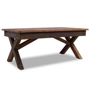 Coffee Table End Sofa Table Living Room Furniture Mixed Recycled Wood vidaXL - Picture 1 of 3