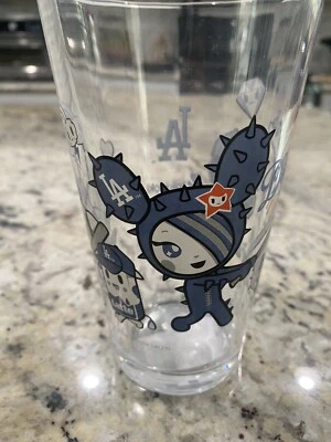 🔥🇯🇵 New! SHOHEI Ohtani TOKIDOKI Pint Glass LA Los Angeles Dodgers 2023 💥 - Image 1 of 4