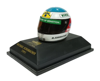 MINICHAMPS Helm 1991 Michael Schumacher 1:8 Formel1 Benetton - Bild 1 von 4