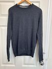 ANERKJENDT Sweater Charcoal Grey Crew Neck Small 19” New With Tags