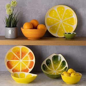Ceramic Serving Bowl Fruit Snack Salad Bowl Kitchen Food Dessert Soup Bowl Dish - Picture 1 of 25