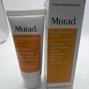 MURAD - City Skin Age Defense Broad Spectrum SPF50 ,-0.6oz-18ml,-Exp Date 05/26 - Picture 1 of 6