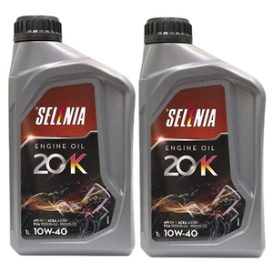 Kit 2 Lt OLIO MOTORE PETRONAS SELENIA 20K SAE 10W40 ACEA A3 API SL/CF 9.55535-G2 - Imagen 1 de 3