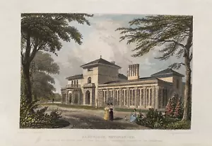 Impresión antigua de 1833; Sandridge House, Stoke Gabriel, Devon después de T.H. Pastor - Imagen 1 de 2
