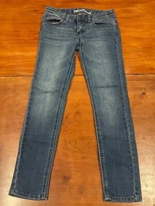 DKNY Hipster Dark Blue With Fade Girls Jeans Kids Size 10 - Picture 1 of 4