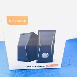 Nylavee Computer Speakers SK600Pro Desktop Wired - Black - Picture 1 of 12
