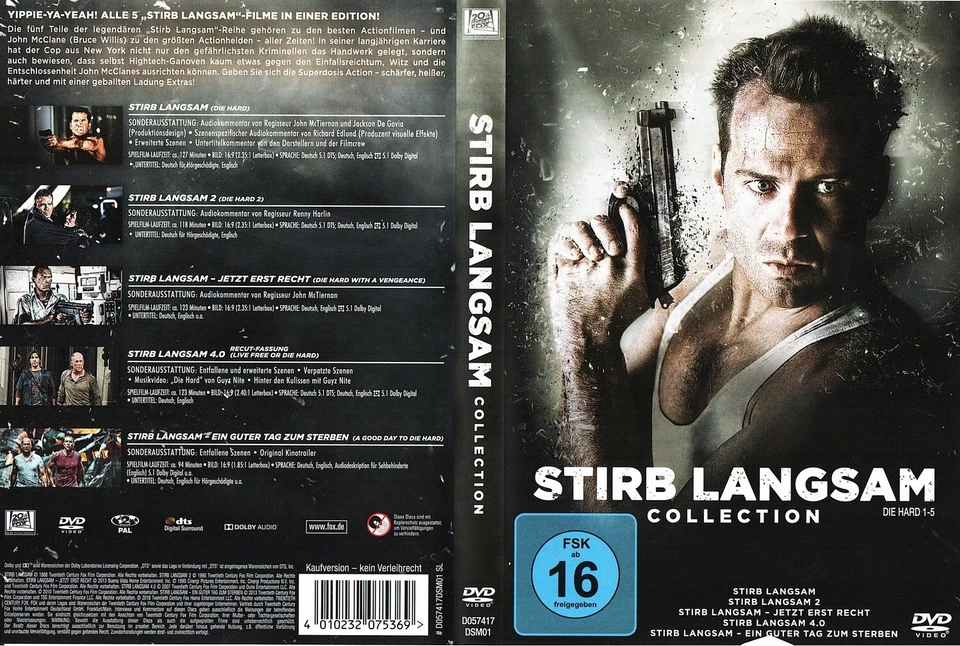 STIRB LANGSAM 1 2 3 4 5 --- die komplette Filmreihe --- 5-Disc Collection --- - Bild 1 von 1