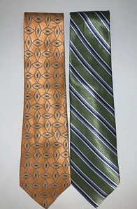 "Lote de corbatas para hombre Meeting Street 100 % seda hechas a mano L: 59,5"" con: 4" - Imagen 1 de 5